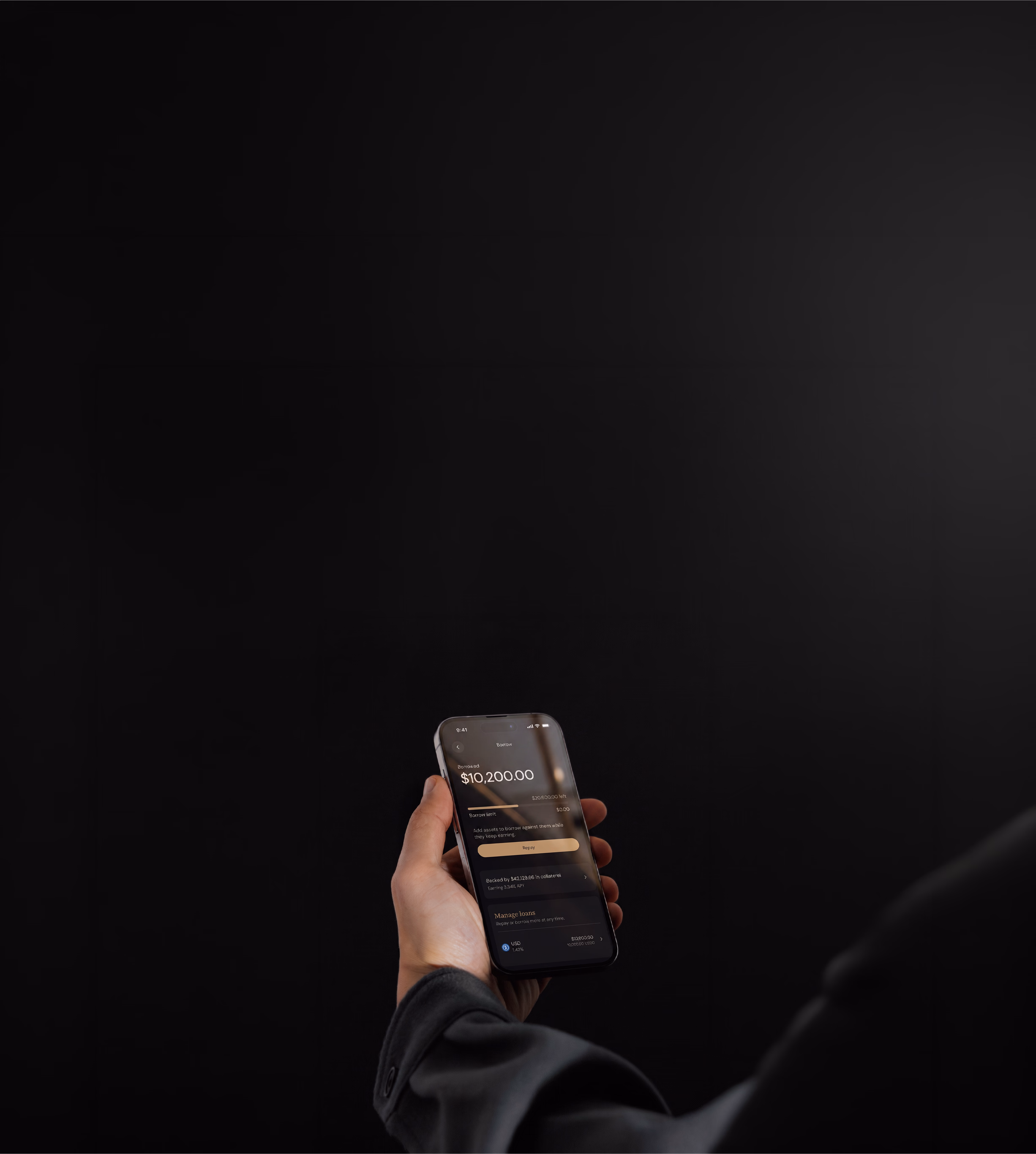 Business owner borrowing against assets in Ether.fi
